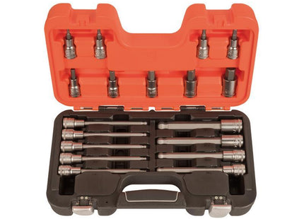 Bahco S18Hex 1/2In Drive Socket Set Of 18 Metric