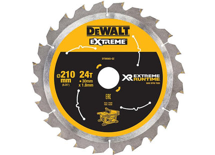 DEWALT Flexvolt Xr Table Saw Blade 210 X 30Mm X 24T