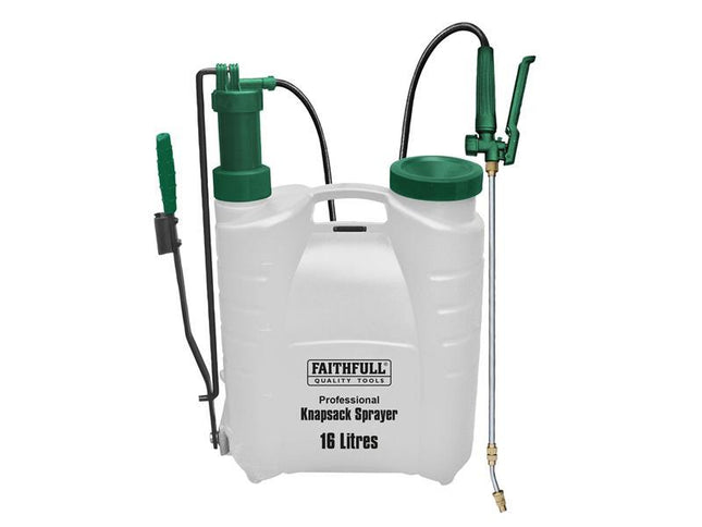 Faithfull Professional Knapsack Sprayer With Viton Seals 16L