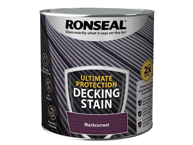 Ronseal Ultimate Protection Decking Stain Blackcurrant 2.5 litre