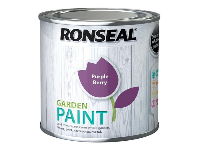 Ronseal Garden Paint Purple Berry 250Ml