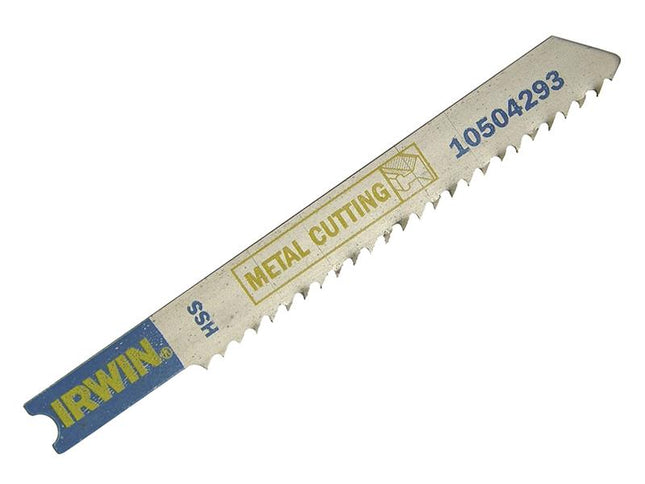 IRWIN U118B Jigsaw Blades Metal Cutting Pack Of 5