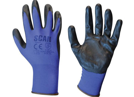 Scan Max. Dexterity Nitrile Gloves - Extra Large (Size 10)