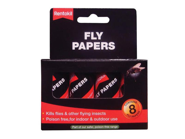Rentokil Flypapers Pack Of 8