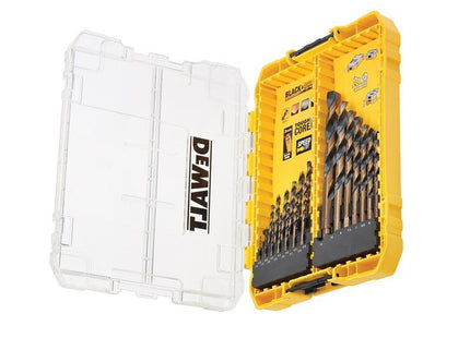 DEWALT DT70755 Black & Gold HSS Drill Set, 21 Piece
