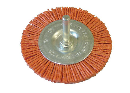 Faithfull Nylon Wheel Flat 75Mm X 6Mm Shank