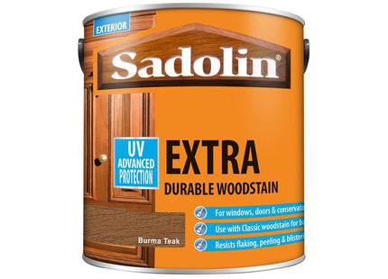 Sadolin Extra Durable Woodstain Burma Teak 2.5 Litre