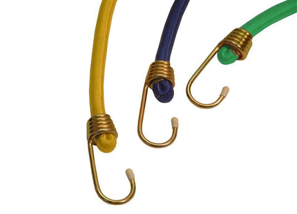 Olympia Bungee Cord Yellow 120Cm 6 Piece