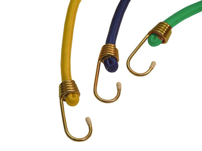 Olympia Bungee Cord Yellow 120Cm 6 Piece