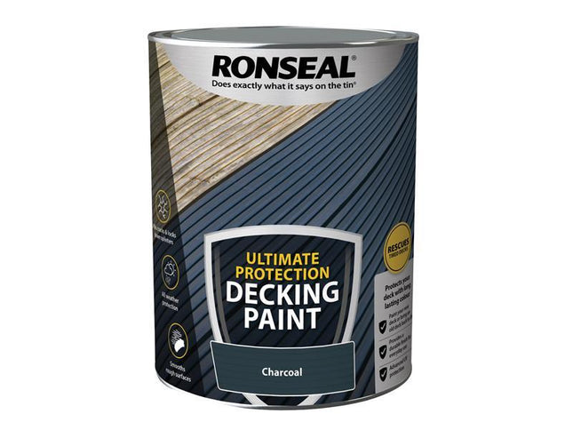 Ronseal Ultimate Protection Decking Paint Charcoal 5 litre