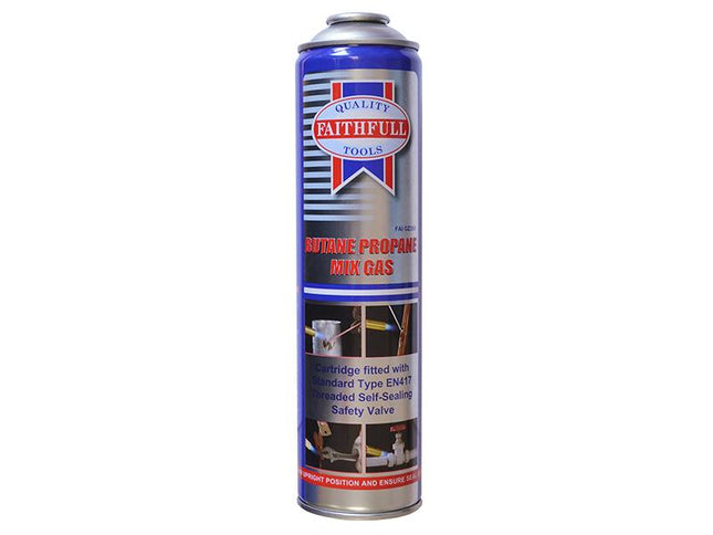 Faithfull Butane Propane Gas Cartridge 350G