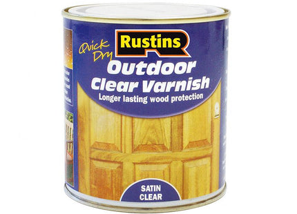 Rustins Exterior Varnish Satin 250Ml