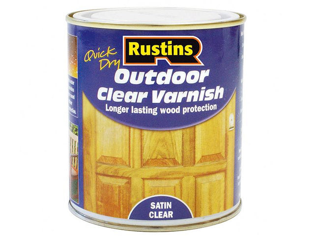 Rustins Exterior Varnish Satin 250Ml