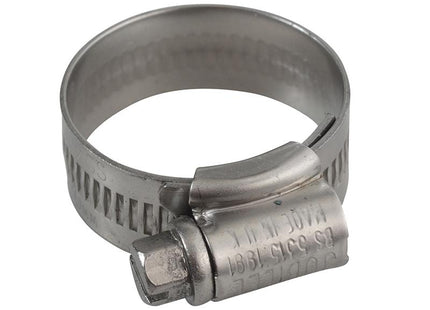 Jubilee (Size 1A) Stainless Steel Hose Clip 22 - 30Mm (7/8 - 1.1/8In)