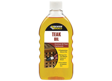 Everbuild Teak Oil 500Ml