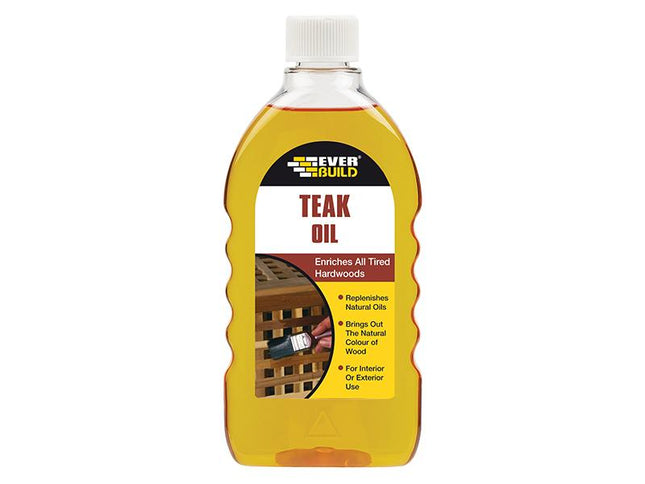 Everbuild Teak Oil 500Ml