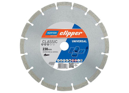 Clipper Classic Universal Blue Diamond Blade 300 x 20mm