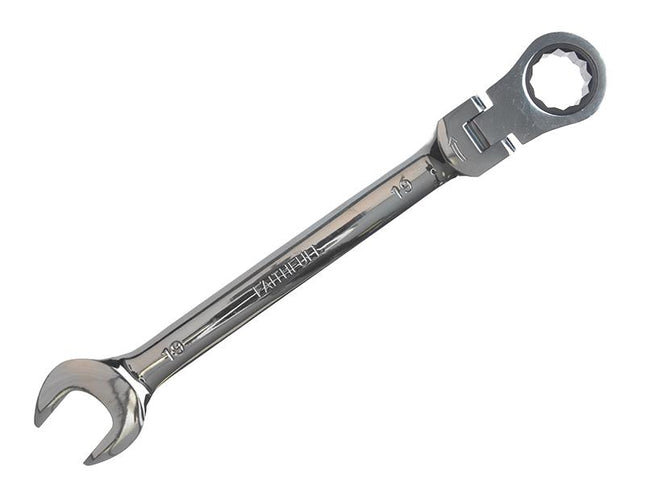 Faithfull Ratchet Combination Spanner Flex Head Cv 19Mm