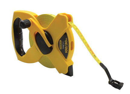Stanley Tools Open Reel Fibreglass Tape 30M/100Ft (Width 13Mm)