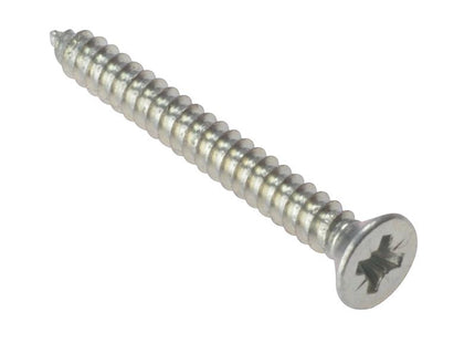 Forgefix Self-Tapping Screw Pozi Csk Zp 3/4In X 8 Box 200