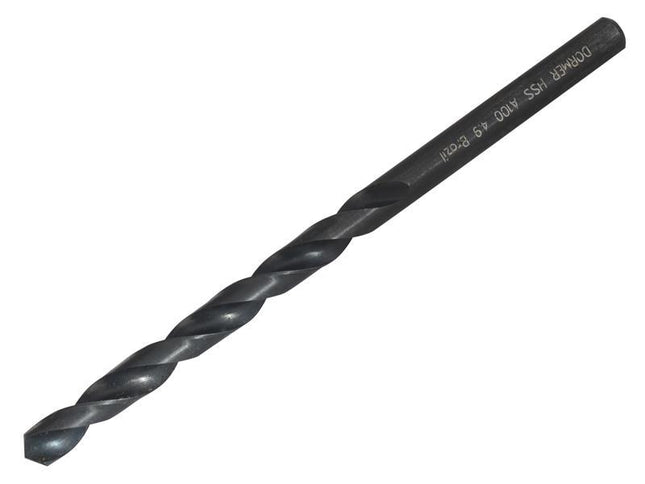 Dormer A100 Hss Jobber Drill Bit 4.90Mm Ol:86Mm Wl:52Mm