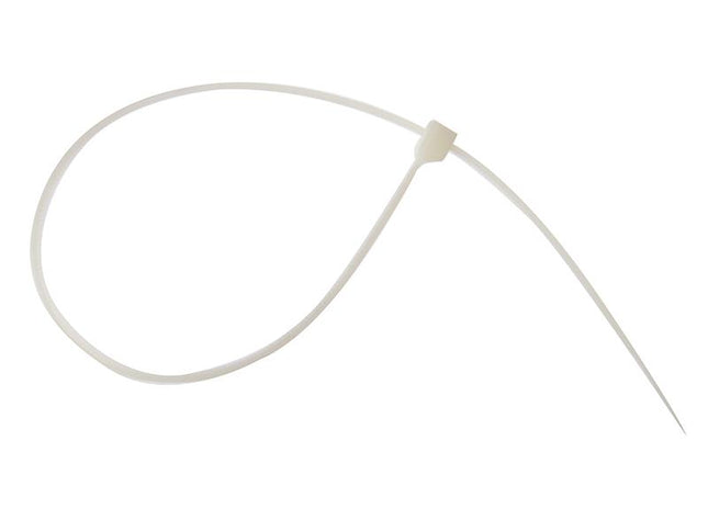 Forgefix Cable Tie Natural/Clear 8.0 X 450Mm (Bag 100)