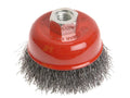 Faithfull Wire Cup Brush 100Mm X M14 X 2 0.30Mm