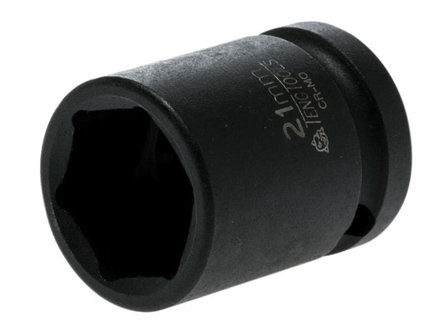 Teng Impact Socket Hexagon 6 Point 1/2In Drive 21Mm