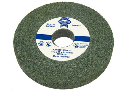 Faithfull General Purpose Grinding Wheel 150 X 16Mm Green Grit