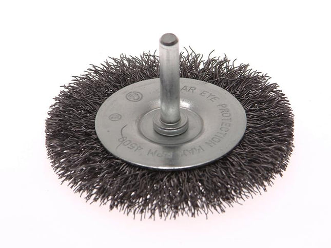 Faithfull Wire Brush 75Mm X 6Mm Shank 0.30Mm