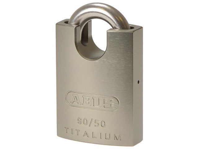 ABUS Mechanical 90Rk/50Mm Titalium Padlock Closed Shackle