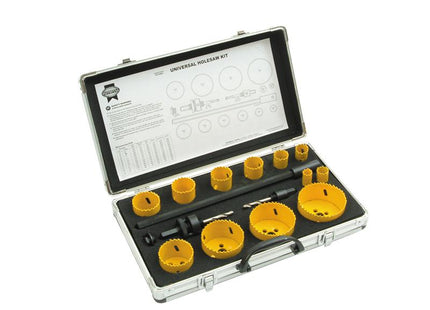 Faithfull Universal Varipitch Holesaw Kit 16 Piece 16-76Mm