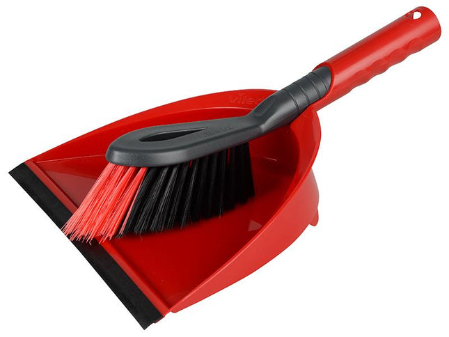 Vileda 2-In-1 Dustpan And Brush Set