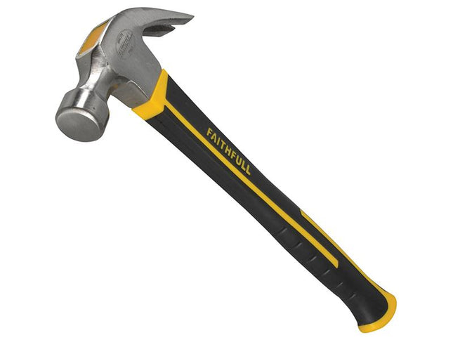 Faithfull Claw Hammer Fibreglass Handle 454G (16Oz)