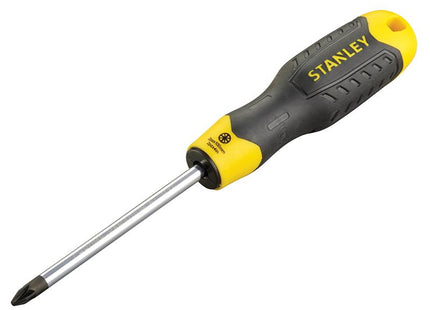 Stanley Tools Cushion Grip Screwdriver Pozidriv Tip Pz2 X 100Mm