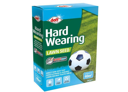 Doff Hard Wearing Lawn Seed 1kg