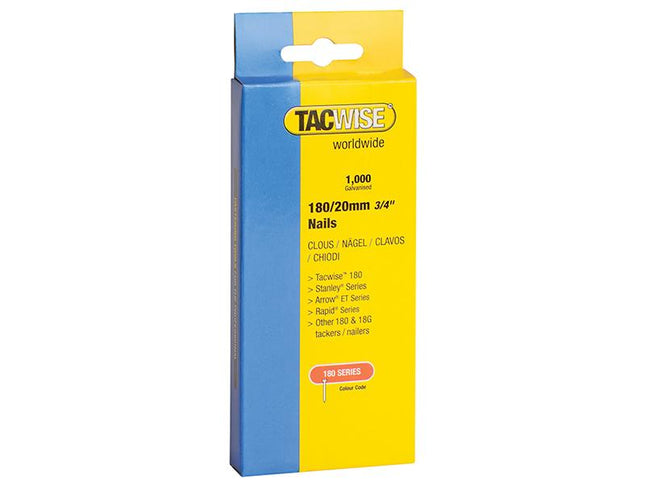 Tacwise 180 18 Gauge 40Mm Nails Pack 1000