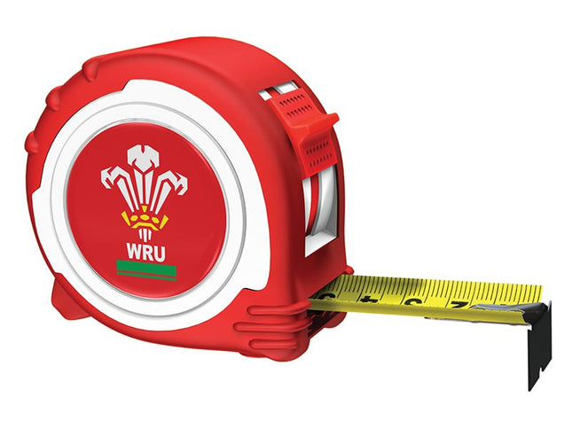 Advent Official Welsh Rugby Tape Red / White 5M/16Ft (Width 25Mm)