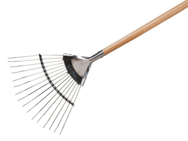 Kent & Stowe Stainless Steel Garden Life Lawn & Leaf Rake, FSC