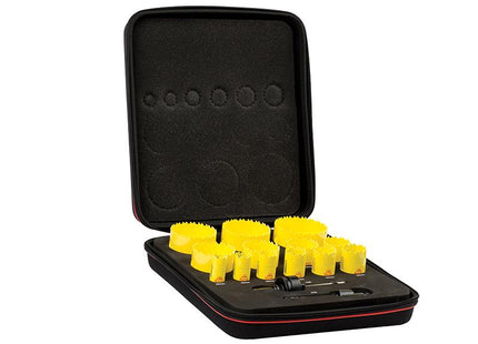 Starrett Kdc13021 Deep Cut Bi-Metal Universal Holesaw Kit 15 Piece