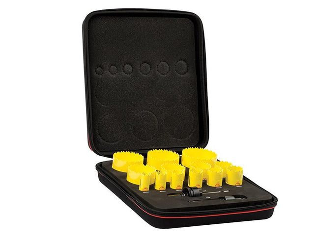 Starrett Kdc13021 Deep Cut Bi-Metal Universal Holesaw Kit 15 Piece