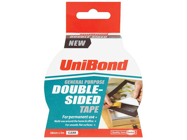 Unibond Double Sided Tape 38Mm X 5M