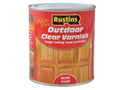 Rustins Exterior Varnish Clear Gloss 500Ml