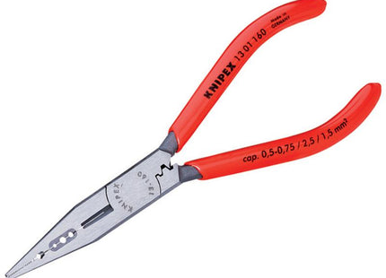 KNIPEX 4-In-1 Electricians Pliers Pvc Grip 160Mm (6.1/4In)