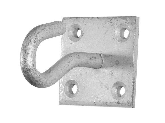 Faithfull Hook On Plate - Galvanised