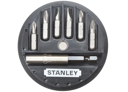 Stanley Tools Insert Bit Set Phillips/Slotted/Pozidriv 7 Piece