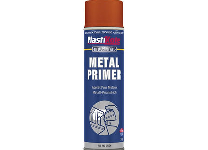 Plastikote Metal Primer Spray Red Oxide 400Ml