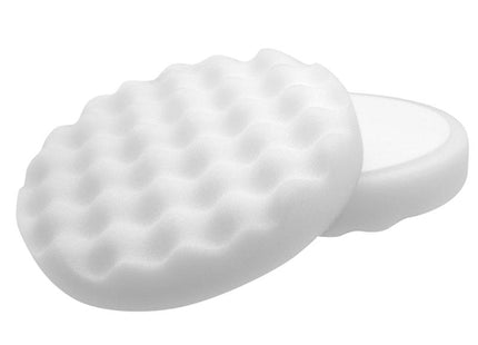 Flexipads World Class White Waffle Very Firm Cutting Pad 150Mm