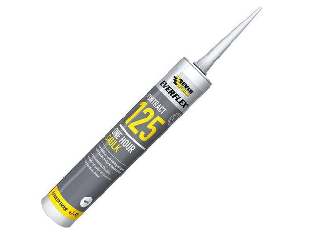 Everbuild One Hour Caulk 125 White 380Ml