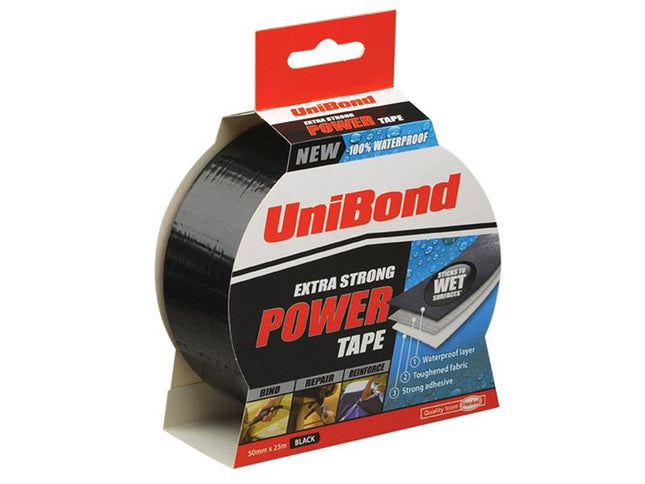 Unibond Powertape Black 50Mm X 25M